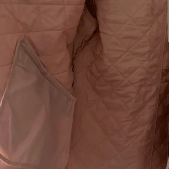 JOIE Spring Pale Pink Quilted Utility Snap Front Jacket - Picture 7 of 9